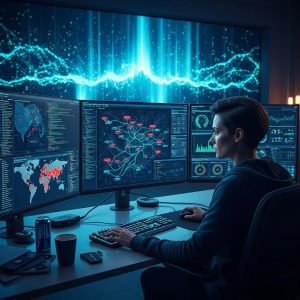 Cybersecurity professional monitoring systems for managed IT services